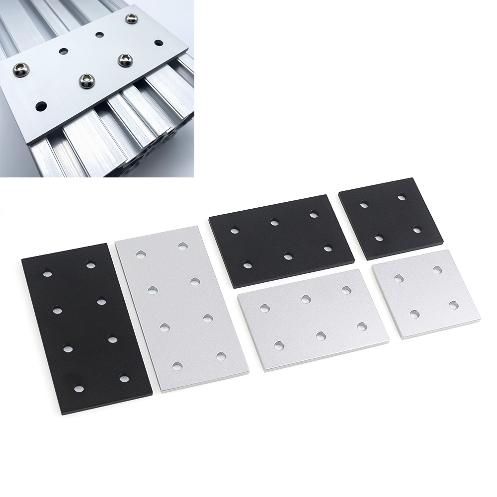 Joint Connector Bracket - 4Pcs Aluminum Profile Joining Strip Plate