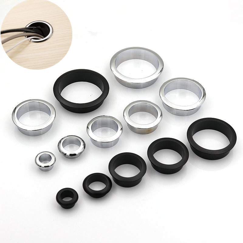 Furniture Hardware Outlet - Computer Desk Cable Grommets Wire Hole