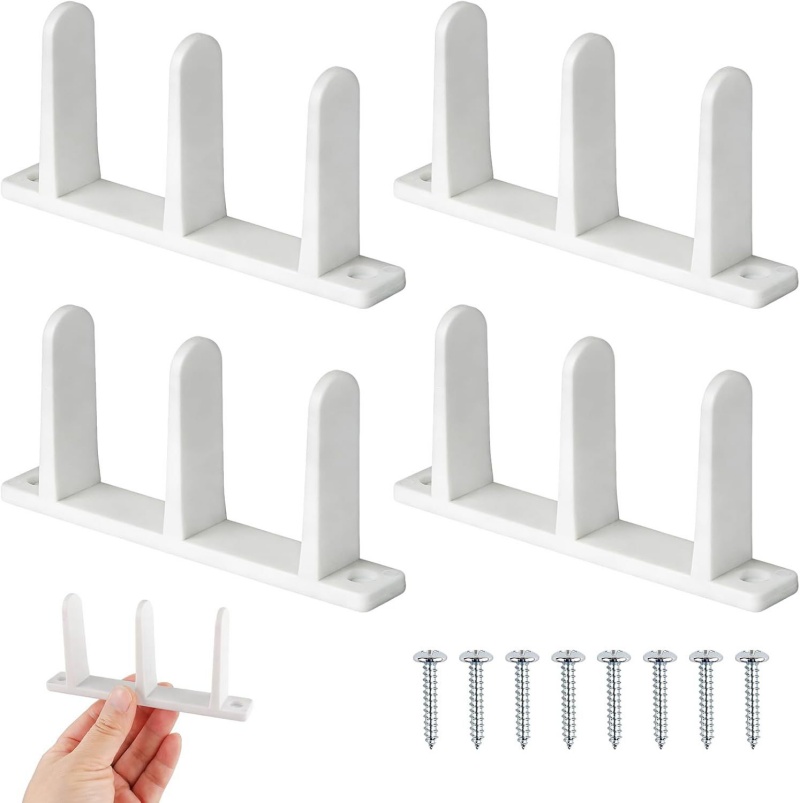Furniture Hardware Screws - 2pcs Sliding Barn Door Floor Guide