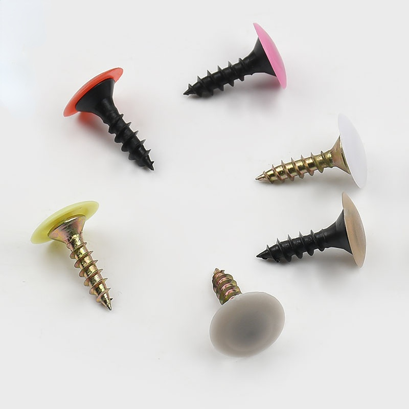 Furniture Hardware Screws - 100/500/1000pcs Plastic Screw Cap Cover Nuts