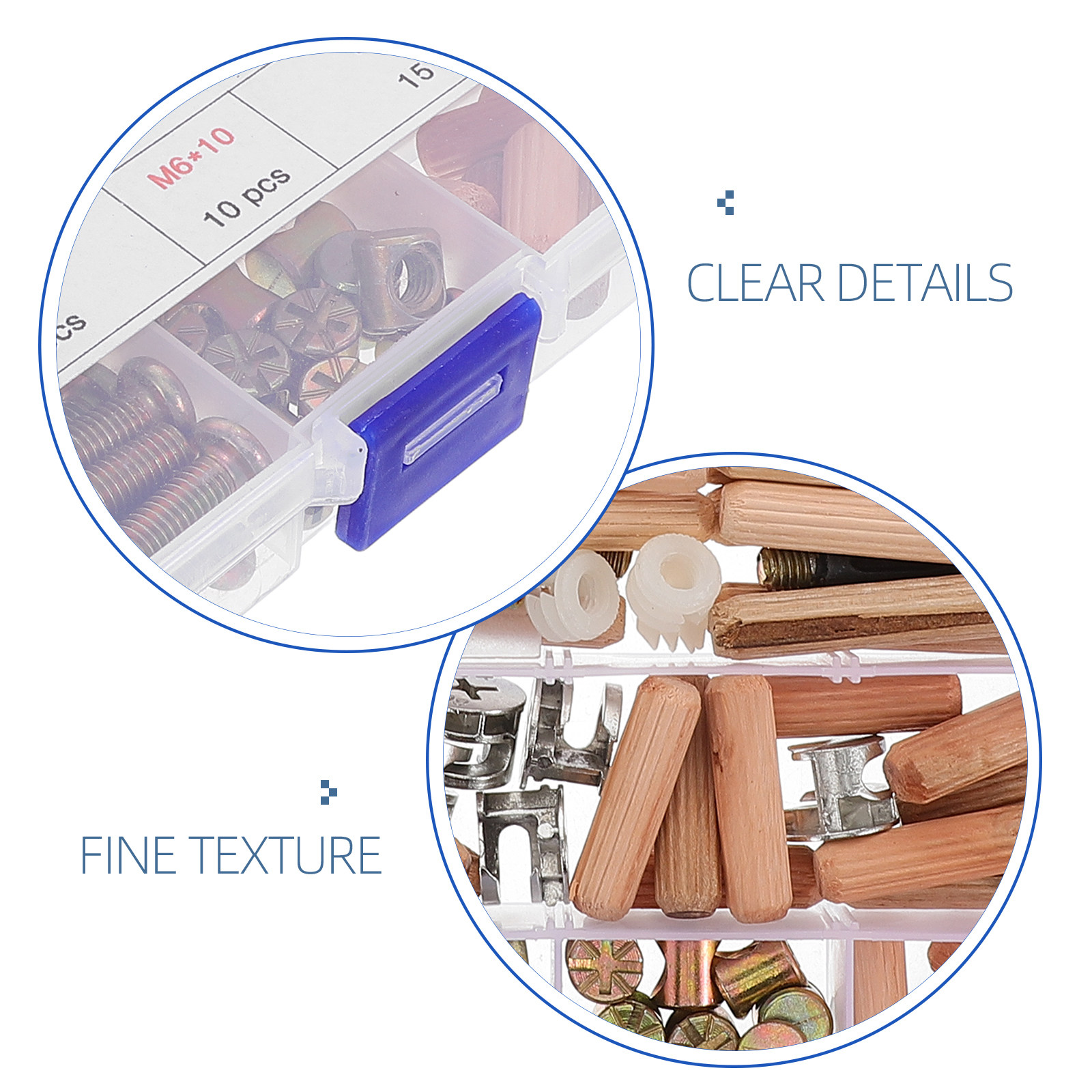 95Pcs Furniture Hardware Assor - Furniture Hardware Barrel Nut ulasan dan harga