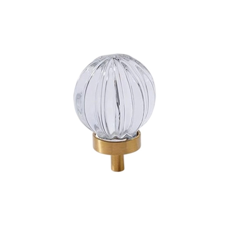 LLCS-Glass Brass Knobs Vintage - Furniture Hardware Paint ulasan dan harga