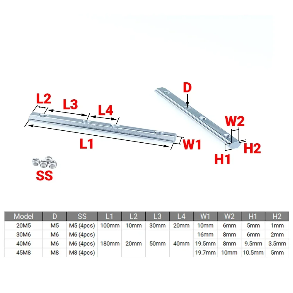 4Pcs V-Slot T-Slot Joiner 180  - Joint Connector Bracket ulasan dan harga