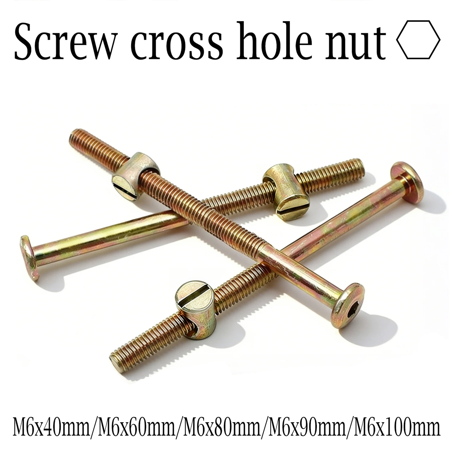 10/20Pcs M6 Hex Socket Head Ca - Furniture Hardware Barrel Nut ulasan dan harga