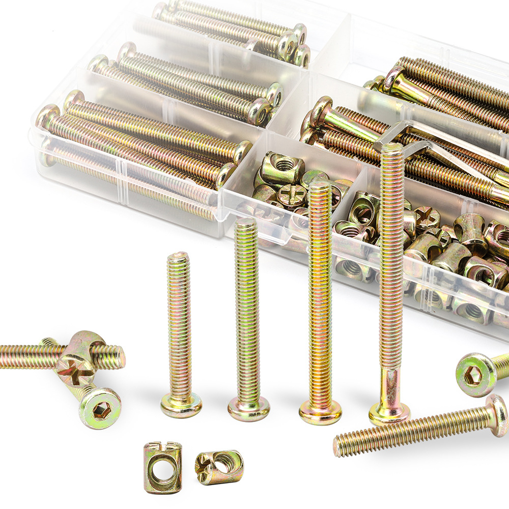 Hex Socket Flat Head Furniture - Furniture Hardware Barrel Nut ulasan dan harga