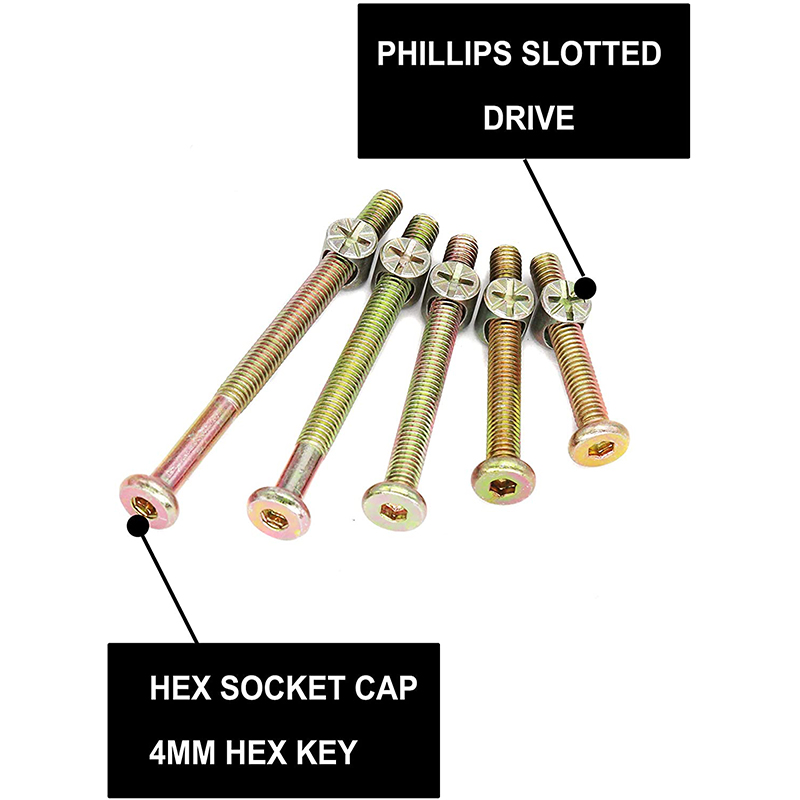30-Set Baby Crib Screws Hardwa - Furniture Hardware Barrel Nut ulasan dan harga