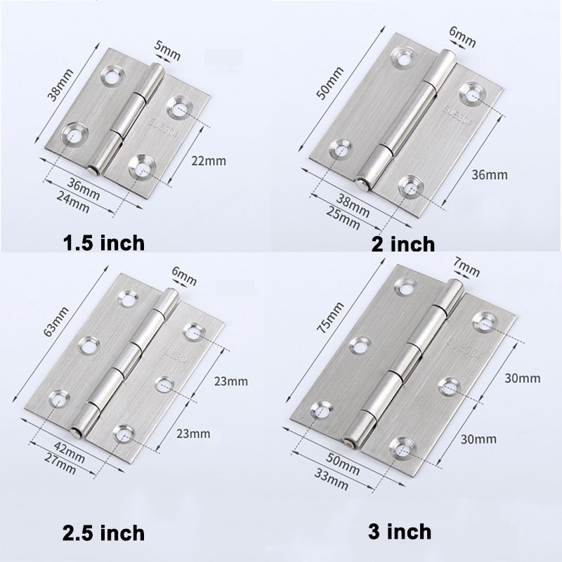 6-20pcs Small Door Hinges Stai - Furniture Hardware Screws ulasan dan harga