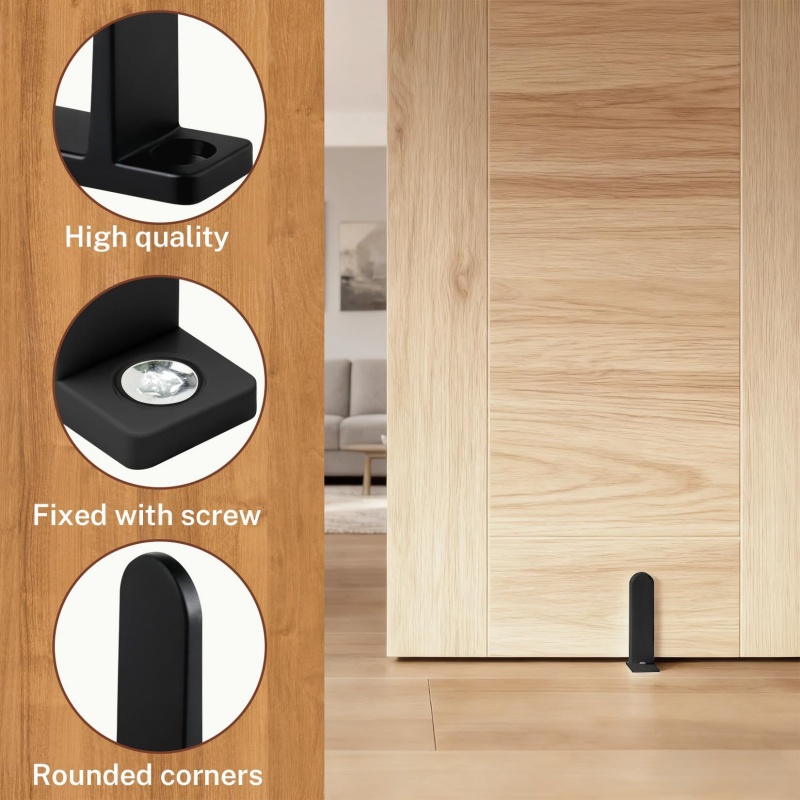 2pcs Sliding Barn Door Floor G - Furniture Hardware Screws ulasan dan harga
