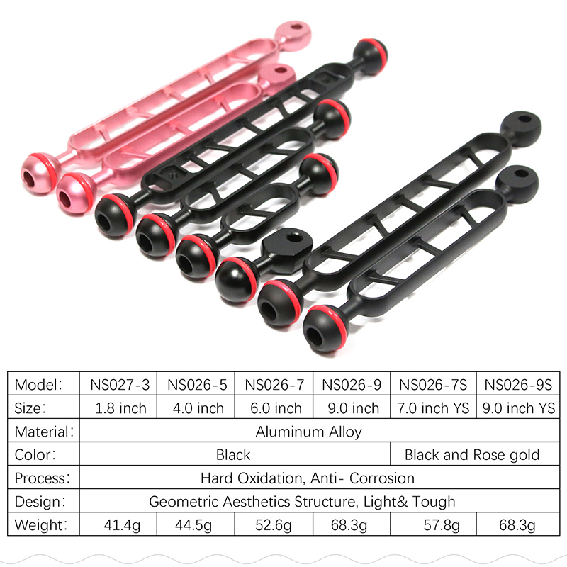 Nitescuba Diving Aluminum Ball - Joint Connector Bracket ulasan dan harga