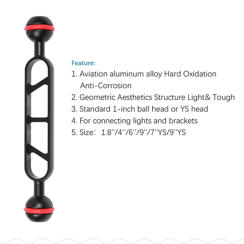 Nitescuba Diving Aluminum Ball - Joint Connector Bracket ulasan dan harga