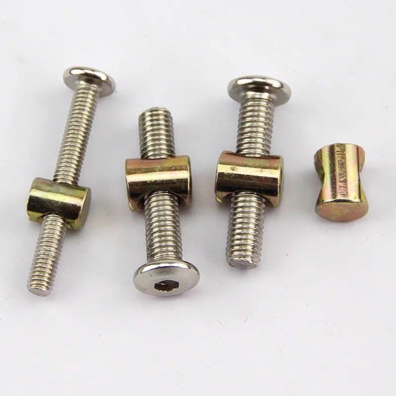 20pcs/Lot Carbon Steel Furnitu - Furniture Hardware Barrel Nut ulasan dan harga
