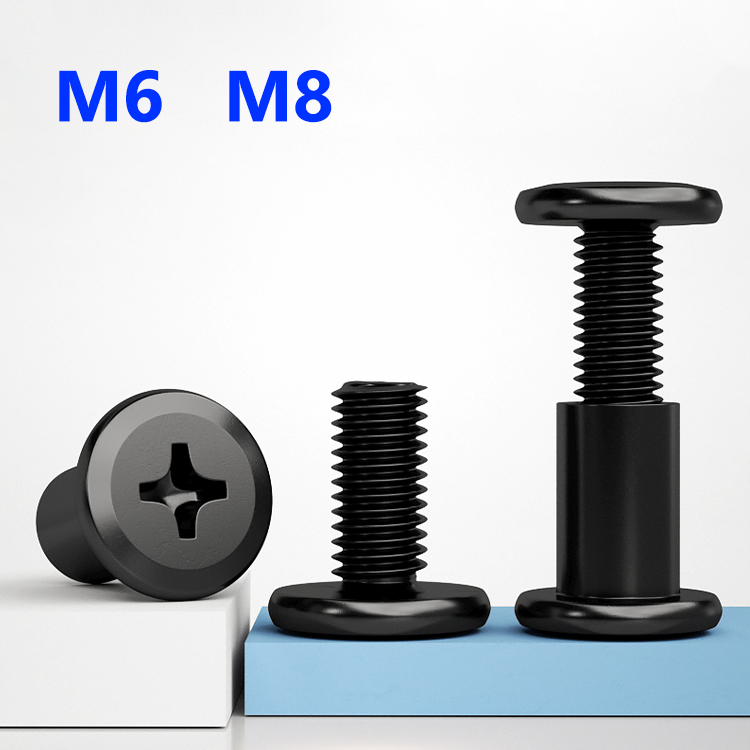 Yiqianyuan Black Carbon Steel  - Furniture Hardware Barrel Nut ulasan dan harga