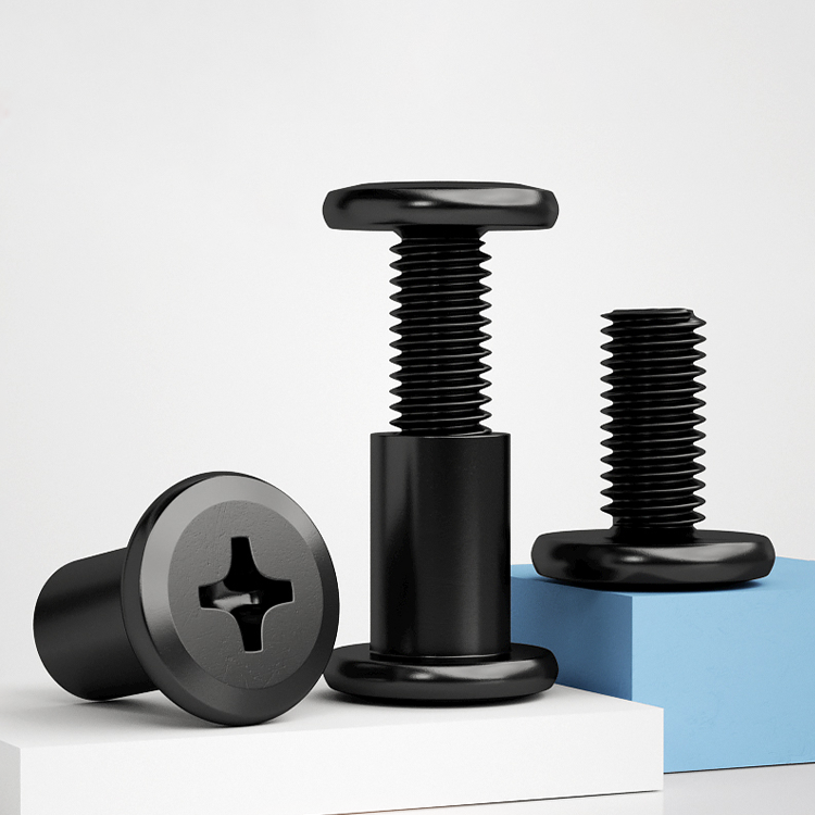 Yiqianyuan Black Carbon Steel  - Furniture Hardware Barrel Nut ulasan dan harga