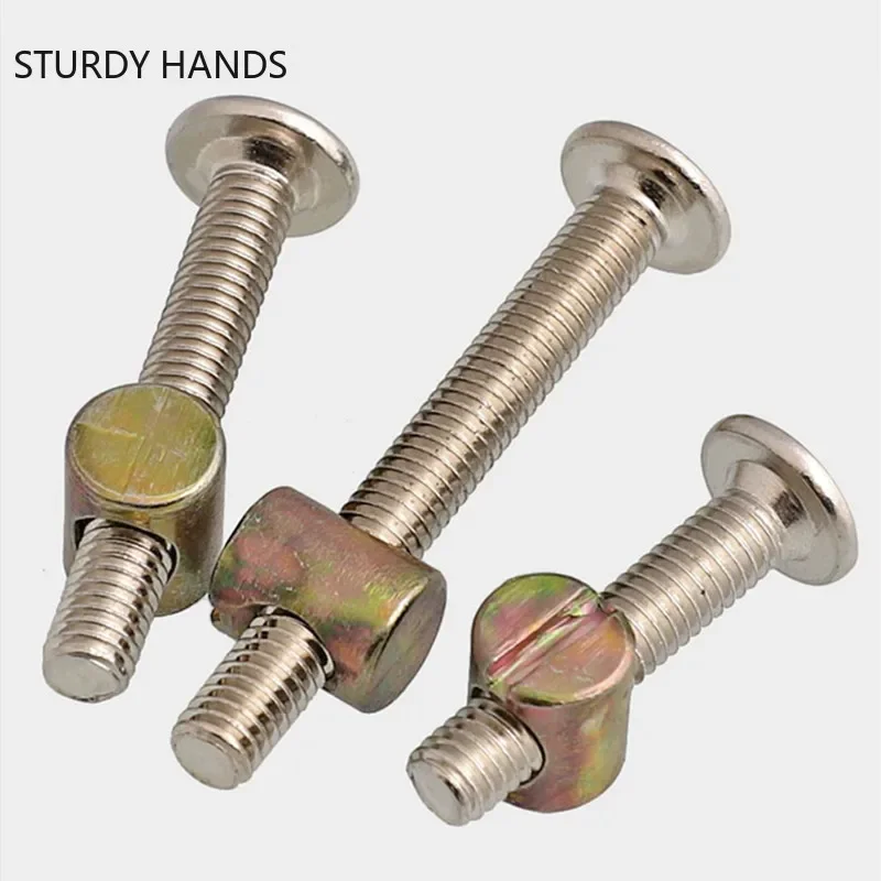 30pcs/pack Furniture Bolts and - Furniture Hardware Barrel Nut ulasan dan harga