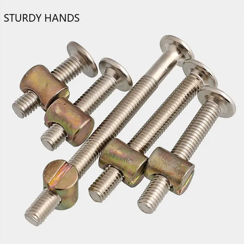 30pcs/pack Furniture Bolts and - Furniture Hardware Barrel Nut ulasan dan harga