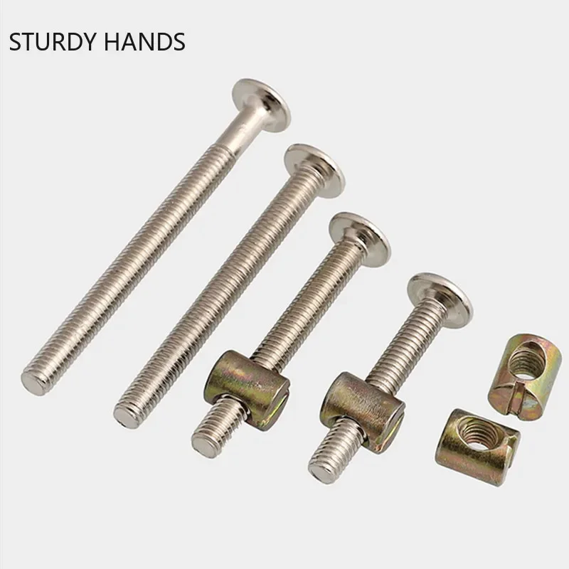 30pcs/pack Furniture Bolts and - Furniture Hardware Barrel Nut ulasan dan harga
