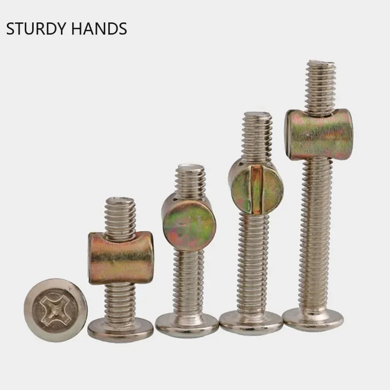 30pcs/pack Furniture Bolts and - Furniture Hardware Barrel Nut ulasan dan harga