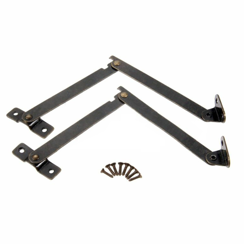 2PC Antique Bronze Lid Support - Furniture Hardware Screws ulasan dan harga