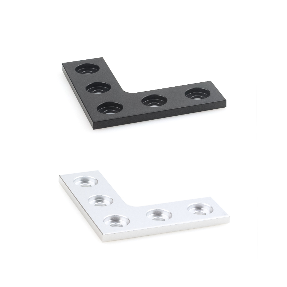 2Pcs/lot L Type 5 Holes 90Degr - Joint Connector Bracket ulasan dan harga