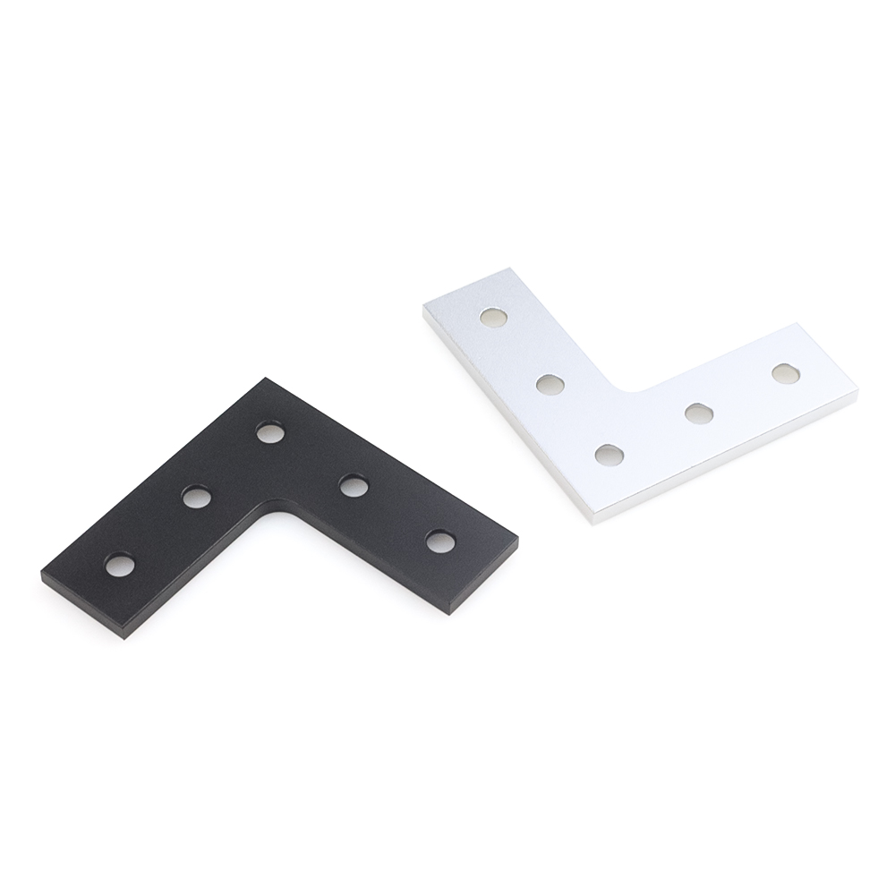 2Pcs/lot L Type 5 Holes 90Degr - Joint Connector Bracket ulasan dan harga
