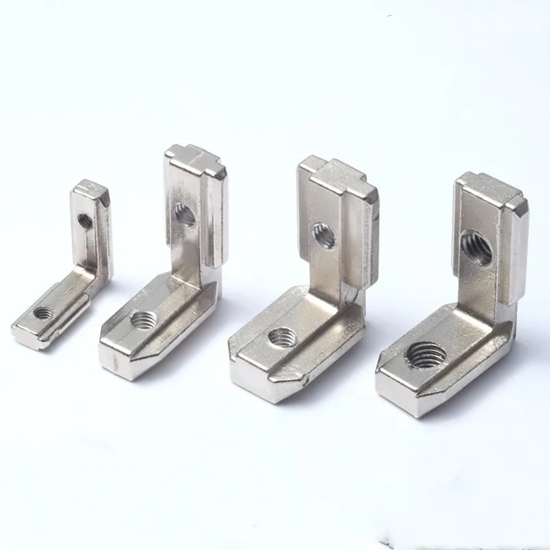10PCS T Slot L-Shape Aluminum  - Joint Connector Bracket ulasan dan harga