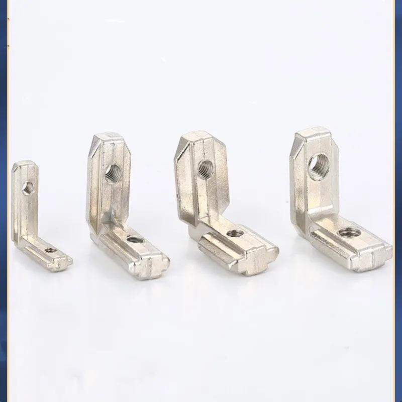 10PCS T Slot L-Shape Aluminum  - Joint Connector Bracket ulasan dan harga