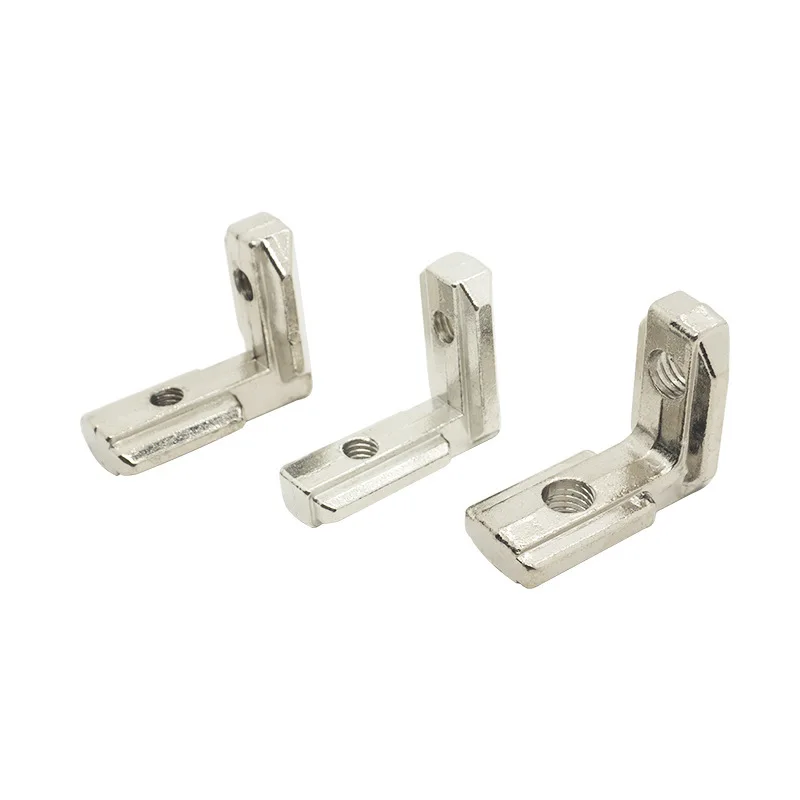 10PCS T Slot L-Shape Aluminum  - Joint Connector Bracket ulasan dan harga