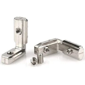 10PCS T Slot L-Shape Aluminum  - Joint Connector Bracket ulasan dan harga