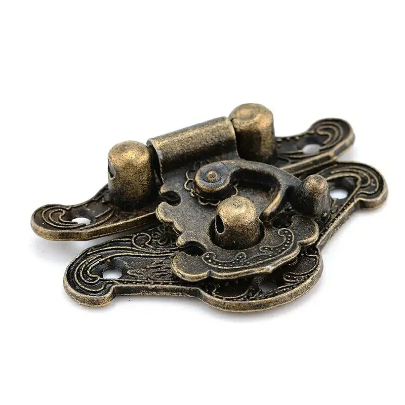 5-20pcs Vintage Metal Hasp Lat - Furniture Hardware Screws ulasan dan harga