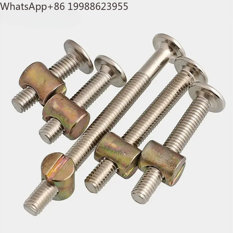 30pcs/pack Furniture Bolts and - Furniture Hardware Barrel Nut ulasan dan harga
