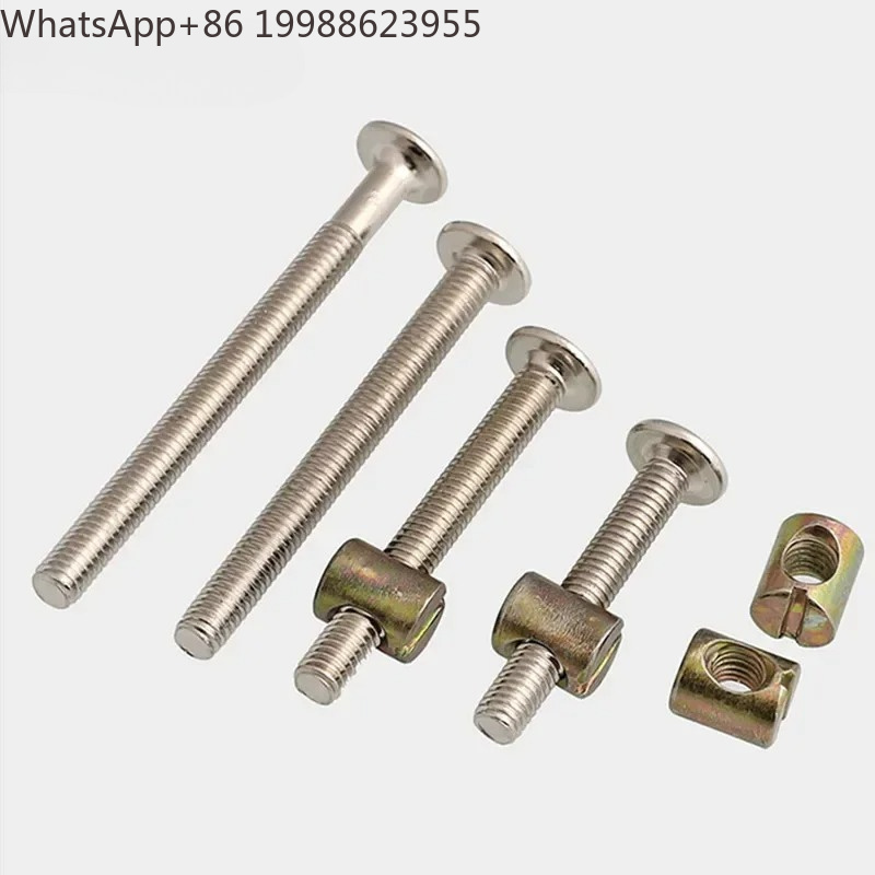 30pcs/pack Furniture Bolts and - Furniture Hardware Barrel Nut ulasan dan harga
