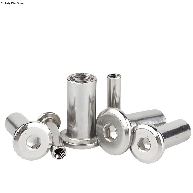 M3 M4 M5 M6 M8 Long Sleeve Nut - Furniture Hardware Barrel Nut ulasan dan harga