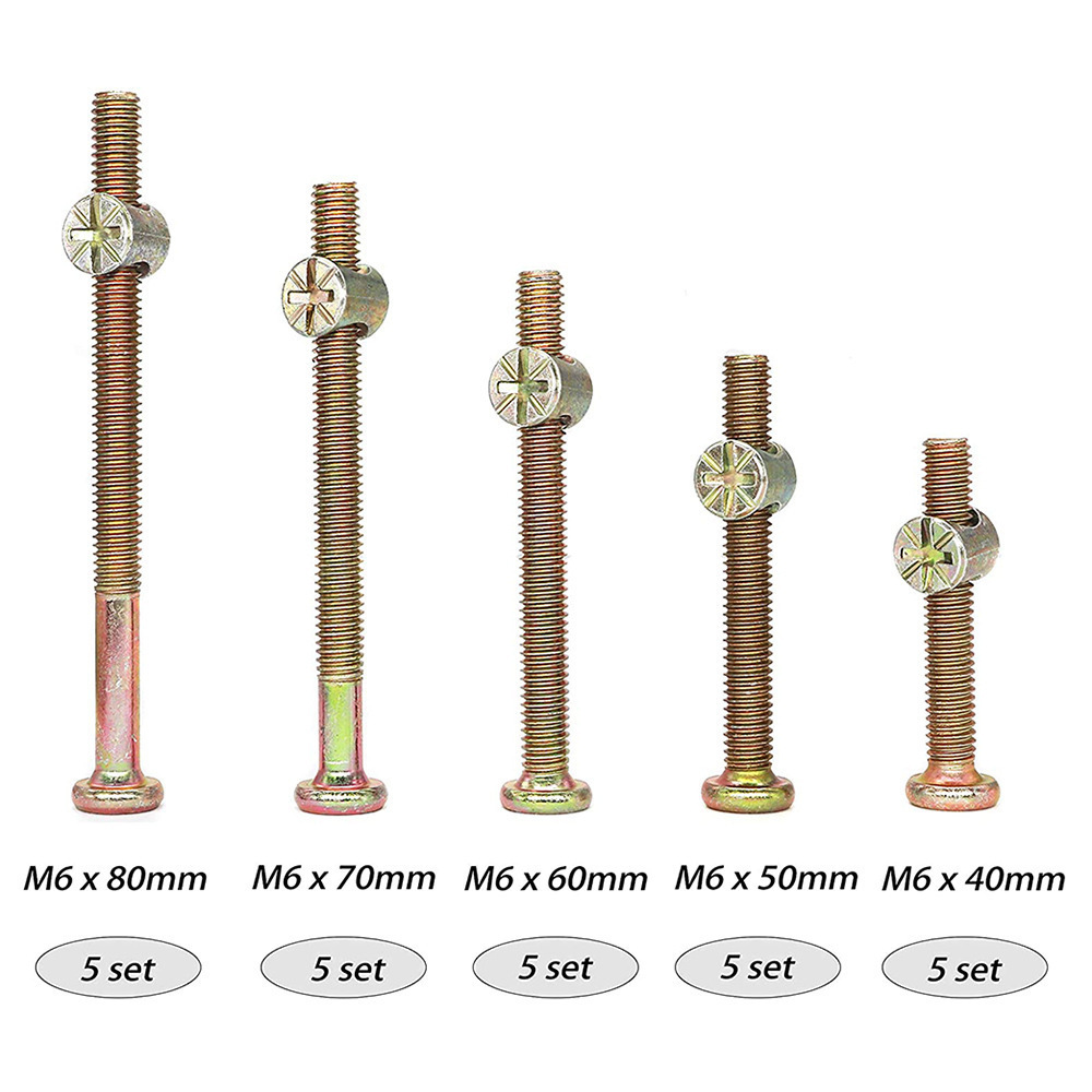 M6 Hex Socket Cap Screws With  - Furniture Hardware Barrel Nut ulasan dan harga